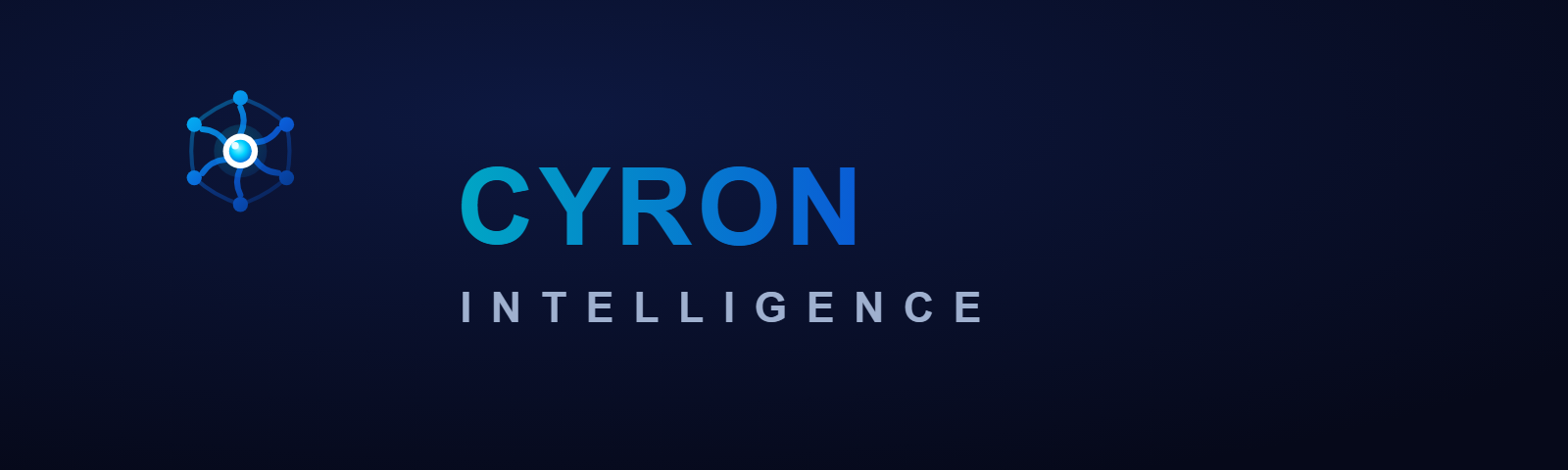 Cyron Intelligence logo for dark backgrounds